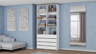 Стеллаж для одежды Мирта 40 BMS