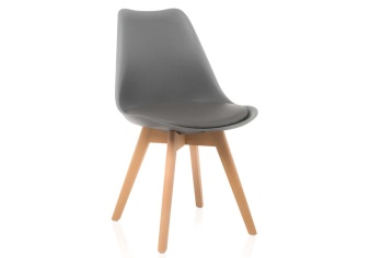 Деревянный стул Bonuss из экокожи