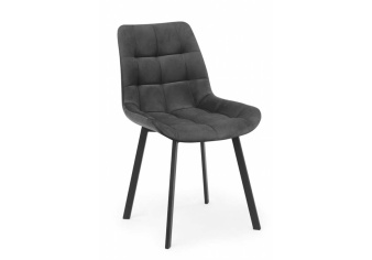Стул на металлокаркасе Челси П из велюра