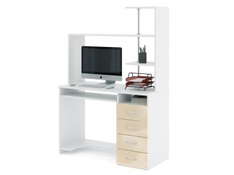 Компьютерный стол Робин глянец 2 BMS по индивидуальному размеру
