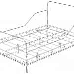 Чертеж Кровать Лайн 13 BMS