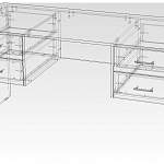 Схема сборки Стол офисный СТ 4Т-10 BMS