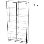 Шкаф распашной Ализе 4 BMS