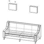 Диван Грейс Нео 3 BMS