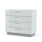 Комод красный BMS - Фото 1