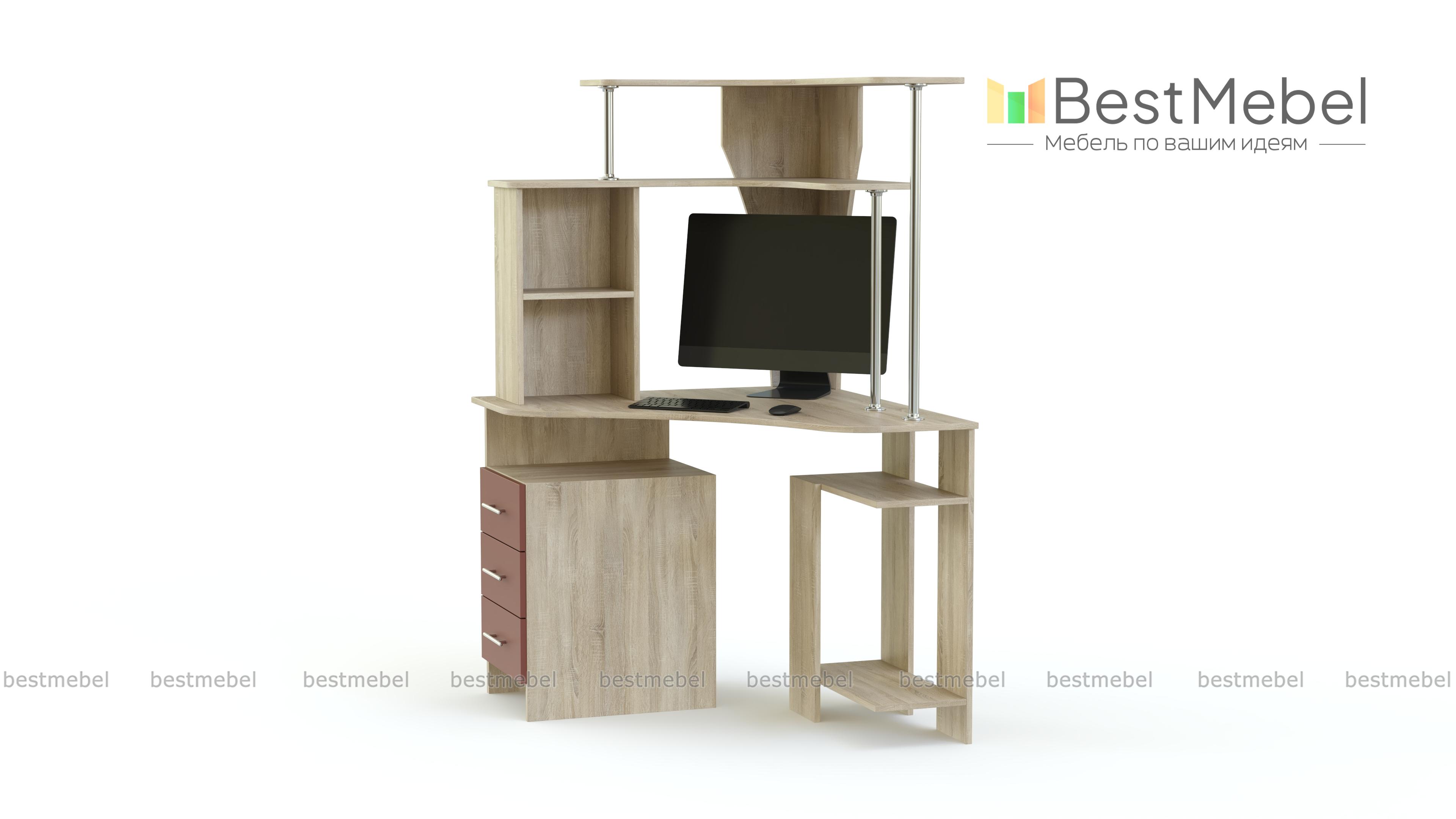 Стол компьютерный МБ-4.1 BMS - Фото