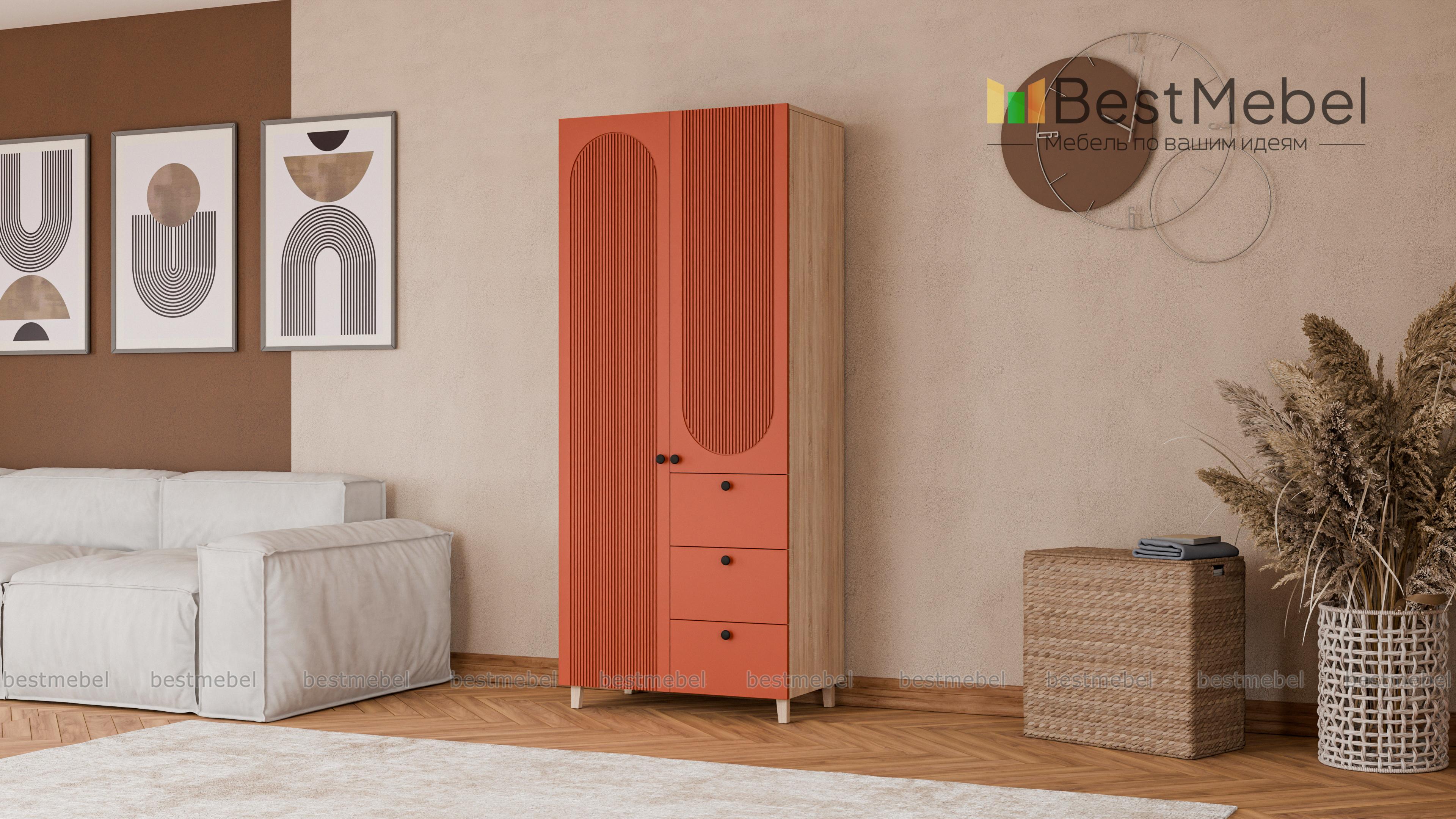 Шкаф распашной Рене 18 BMS - Фото