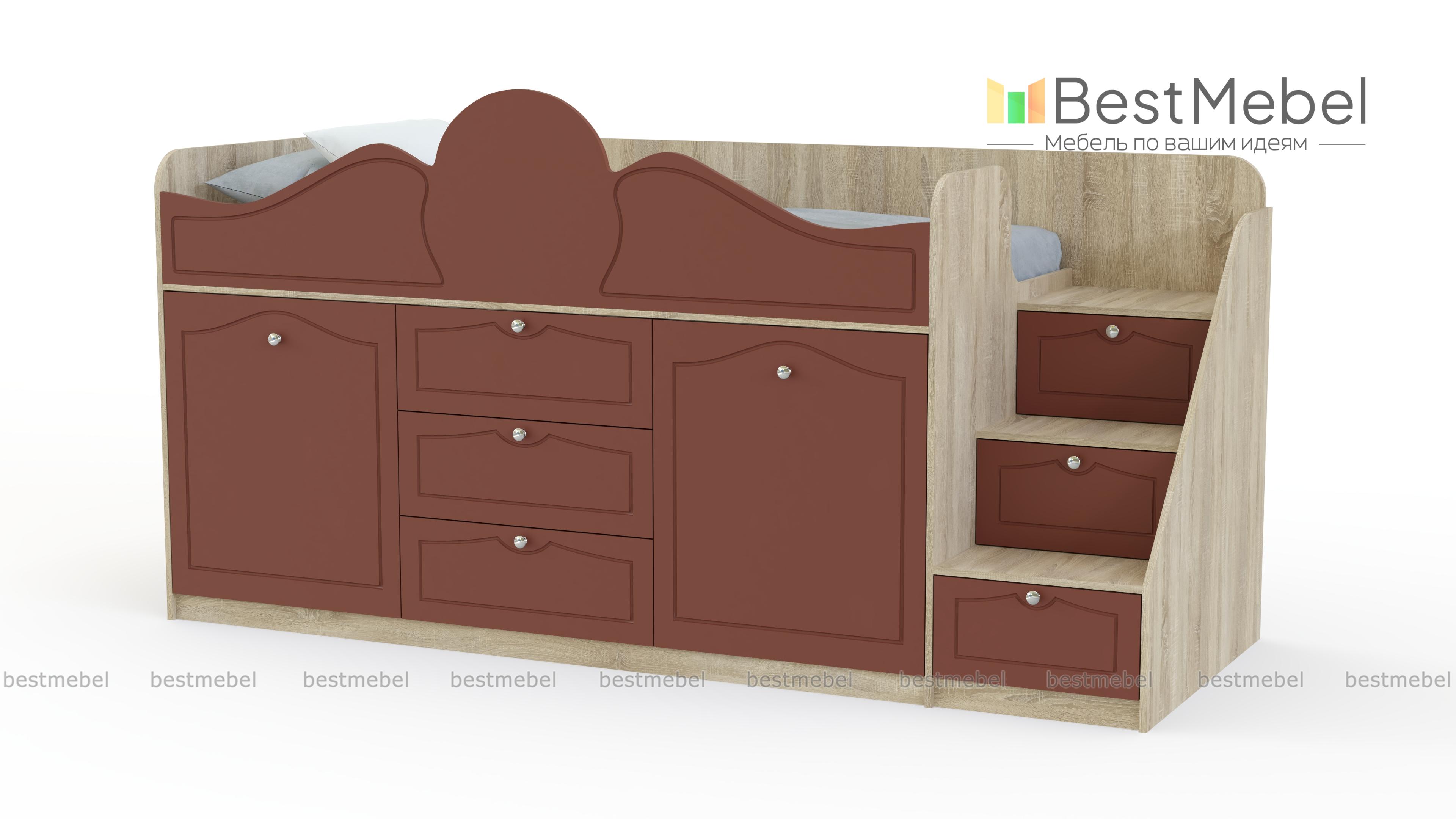 Кровать-чердак Стриж-1 BMS - Фото