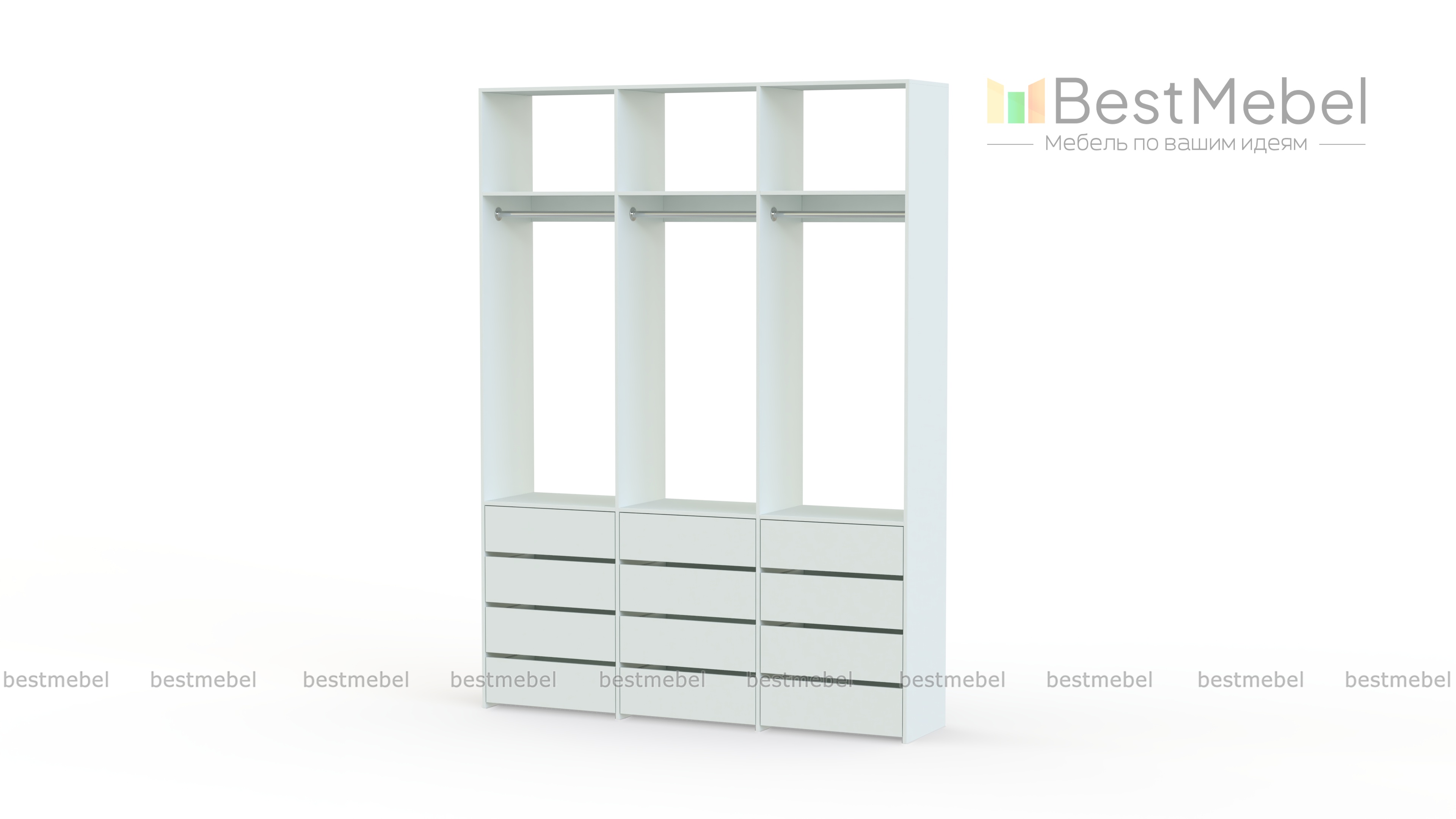 Стеллаж для одежды Мирта 47 BMS