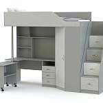 Детская кровать чердак Мерабель 1 BMS - Фото 5