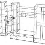 Схема сборки Стенка для гостиной Евро BMS