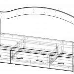 Схема сборки Кровать детская Селина BMS
