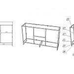 Чертеж Комод Шелли 15 BMS
