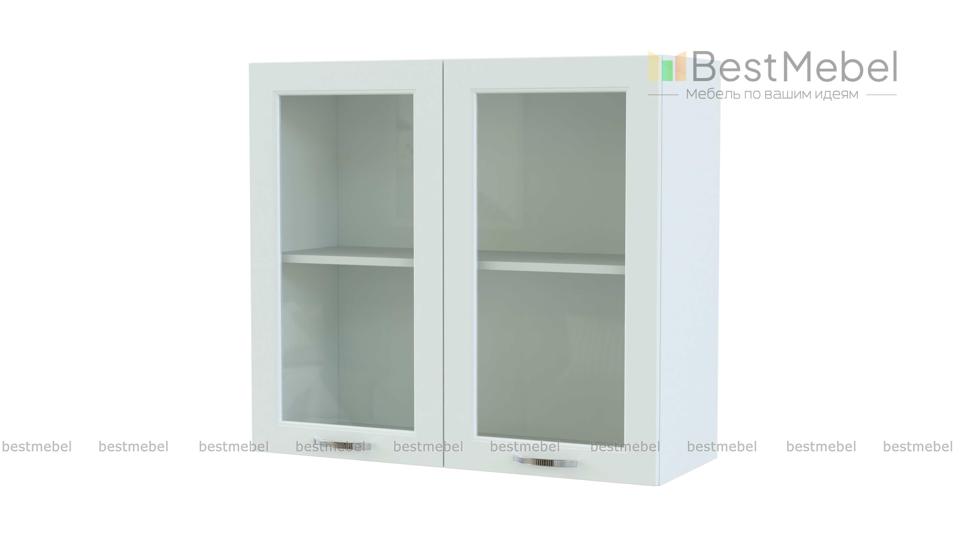 Шкаф-витрина 2 двери Софит BMS