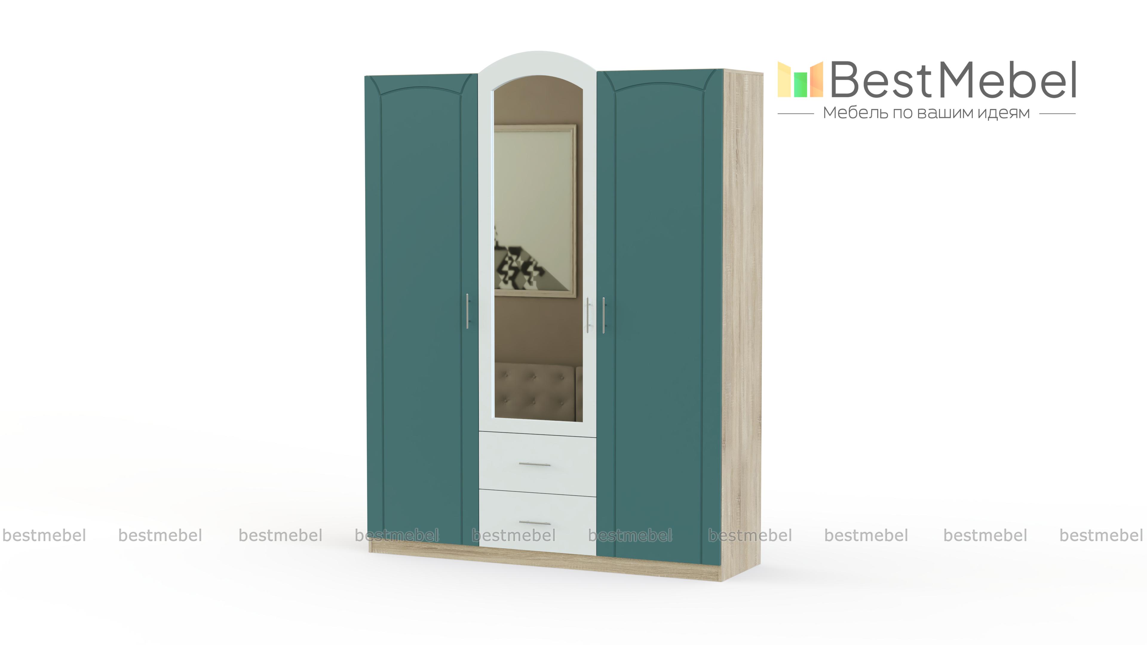 Распашной шкаф Марта 01 BMS - Фото