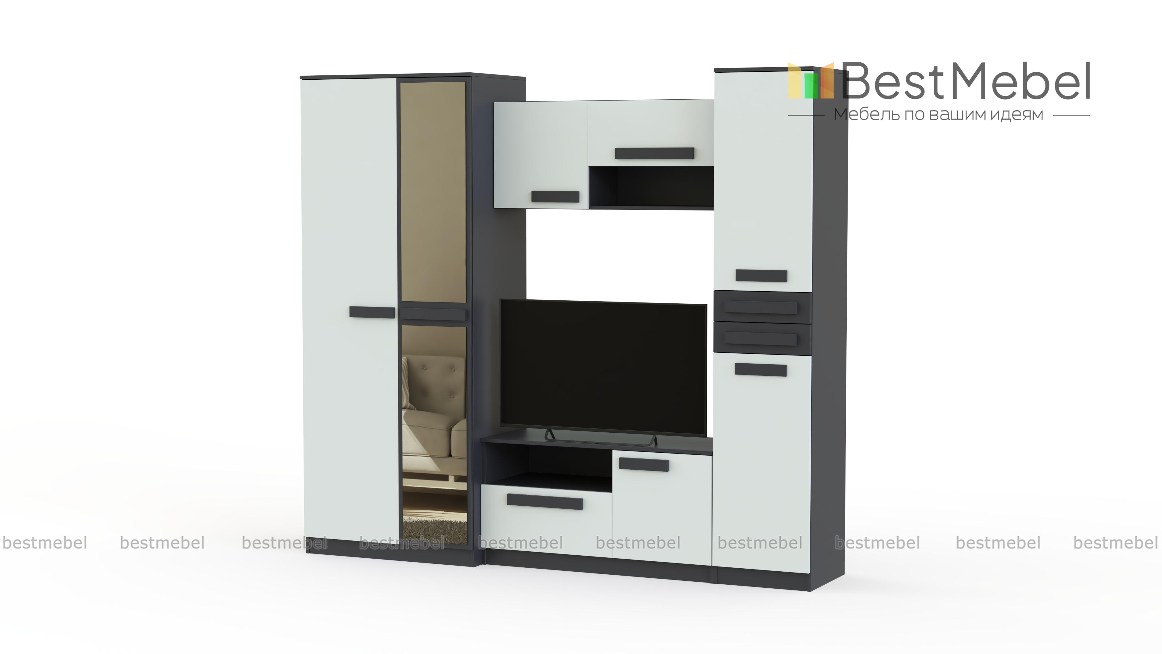 Стенка для гостиной Новелла BMS - Фото