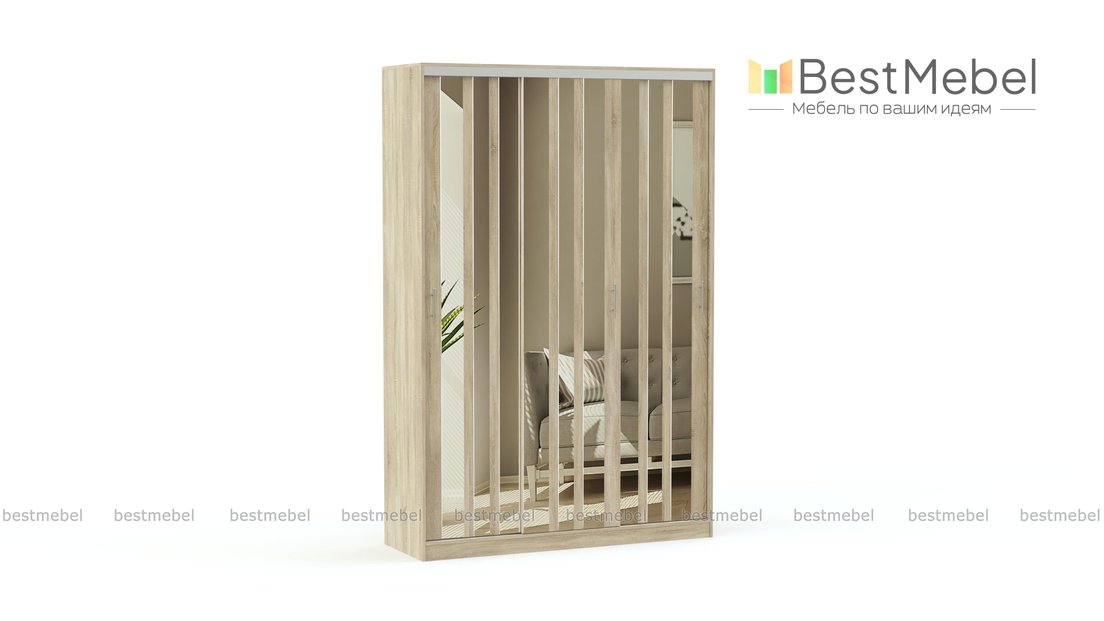 Шкаф-купе Стиль 3 BMS - Фото