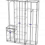 Схема сборки Прихожая Барбара 1.1 BMS