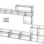 Чертеж Стенка Санни 3 BMS