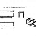 Чертеж Тумба под ТВ Эмма 14 BMS