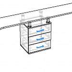 Чертеж Стол письменный Сохо-11 BMS