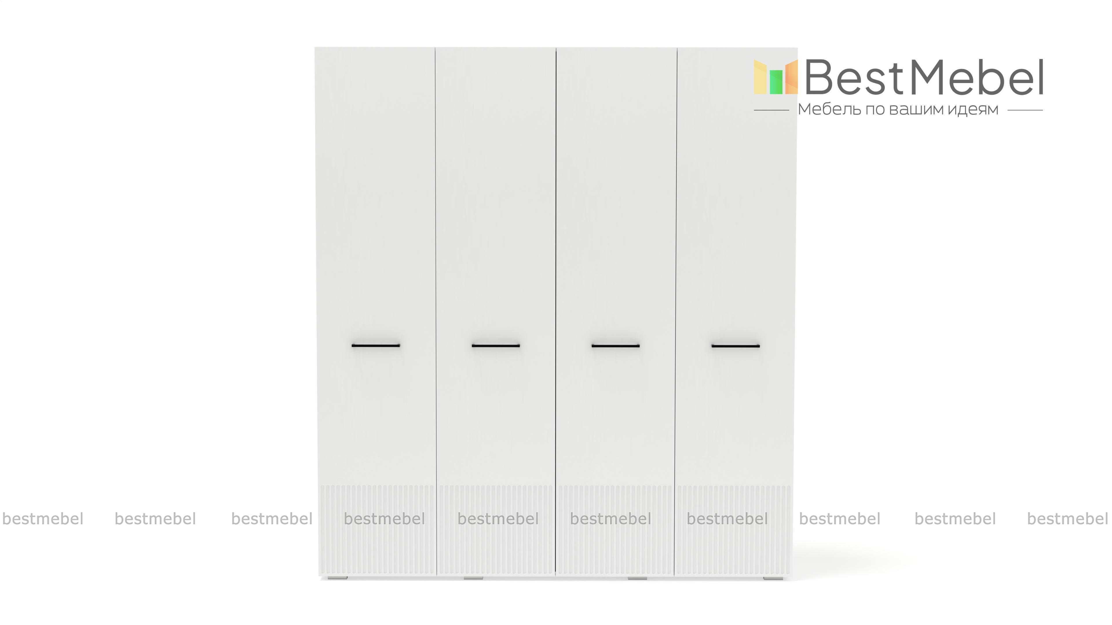 Шкаф распашной Декарт 4 BMS - Фото