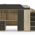 Кровать-чердак с рабочей зоной Мираж К7-4 BMS - Фото 3