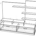 Схема сборки Тумба под ТВ Шелби BMS