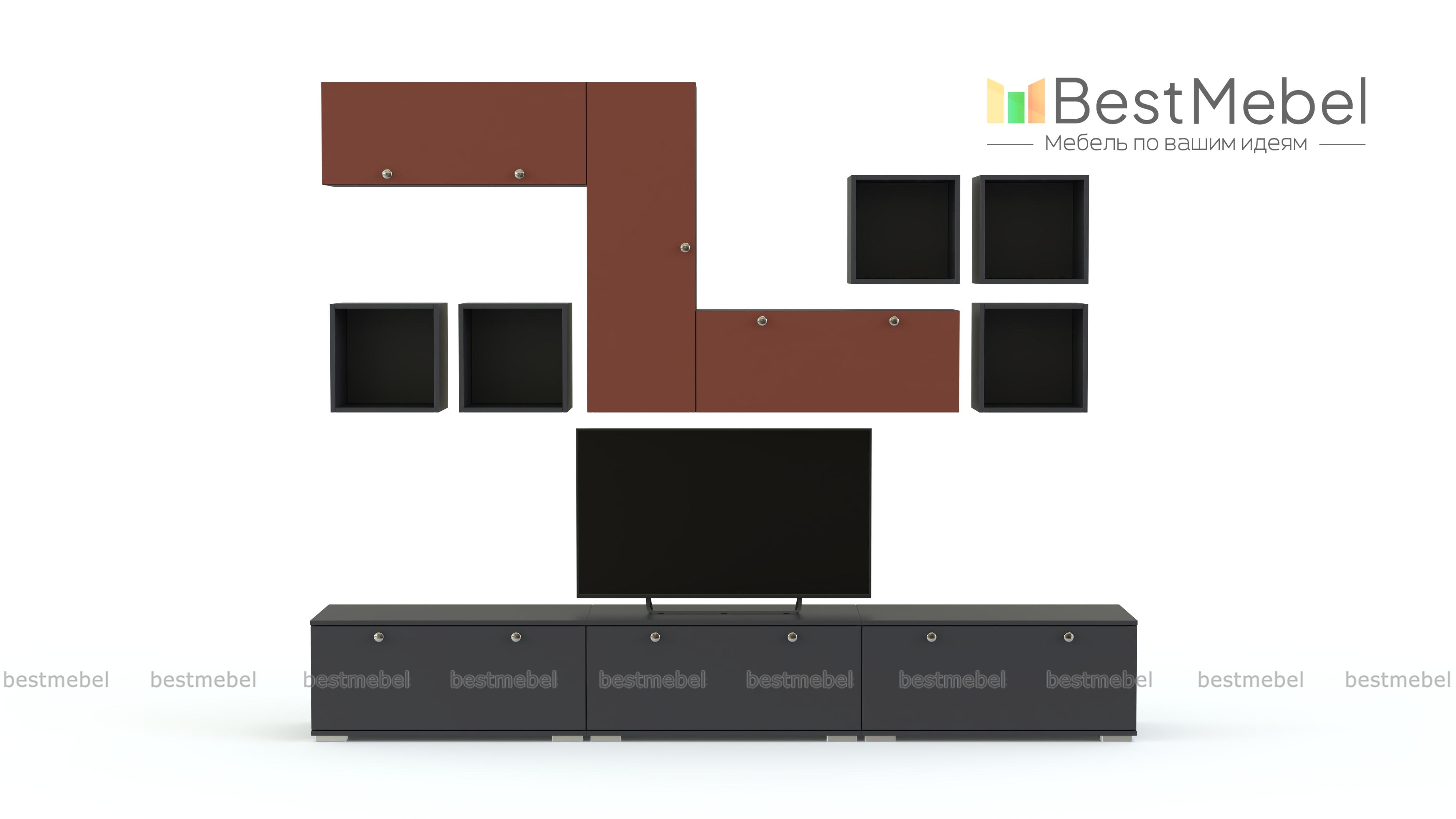 Глянцевая гостиная 7 BMS - Фото