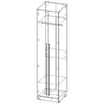 Шкаф распашной Айва 2 BMS