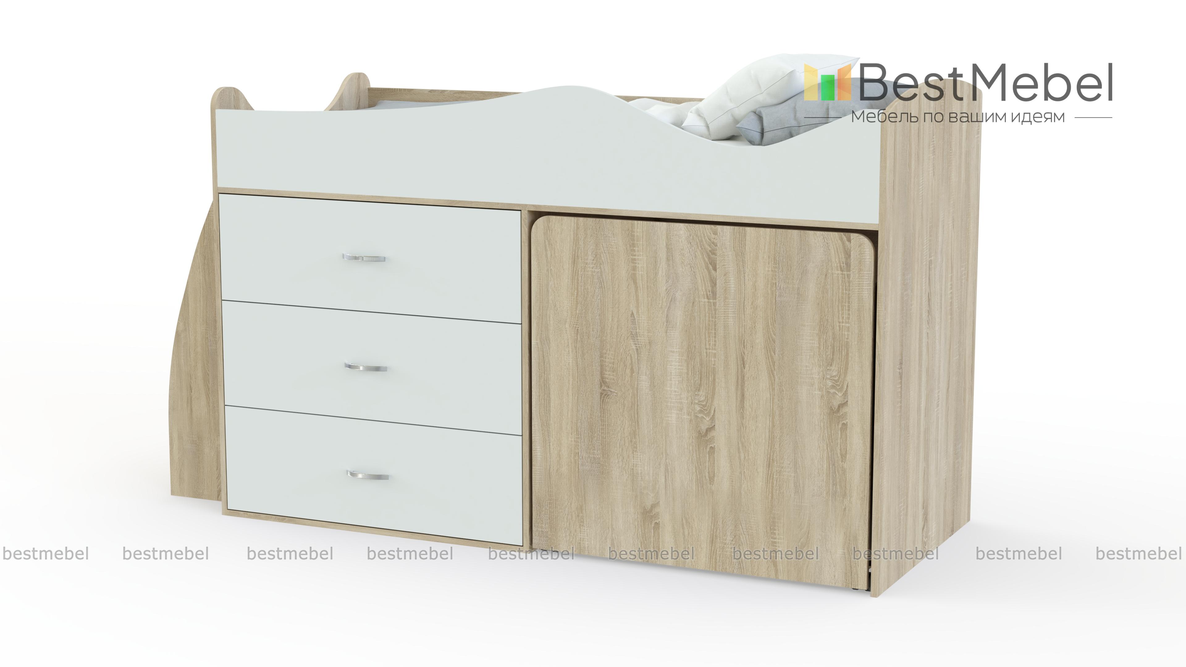 Детская кровать Карлсон Микро 2 BMS - Фото