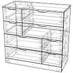 Комод Нордли Nordli 4