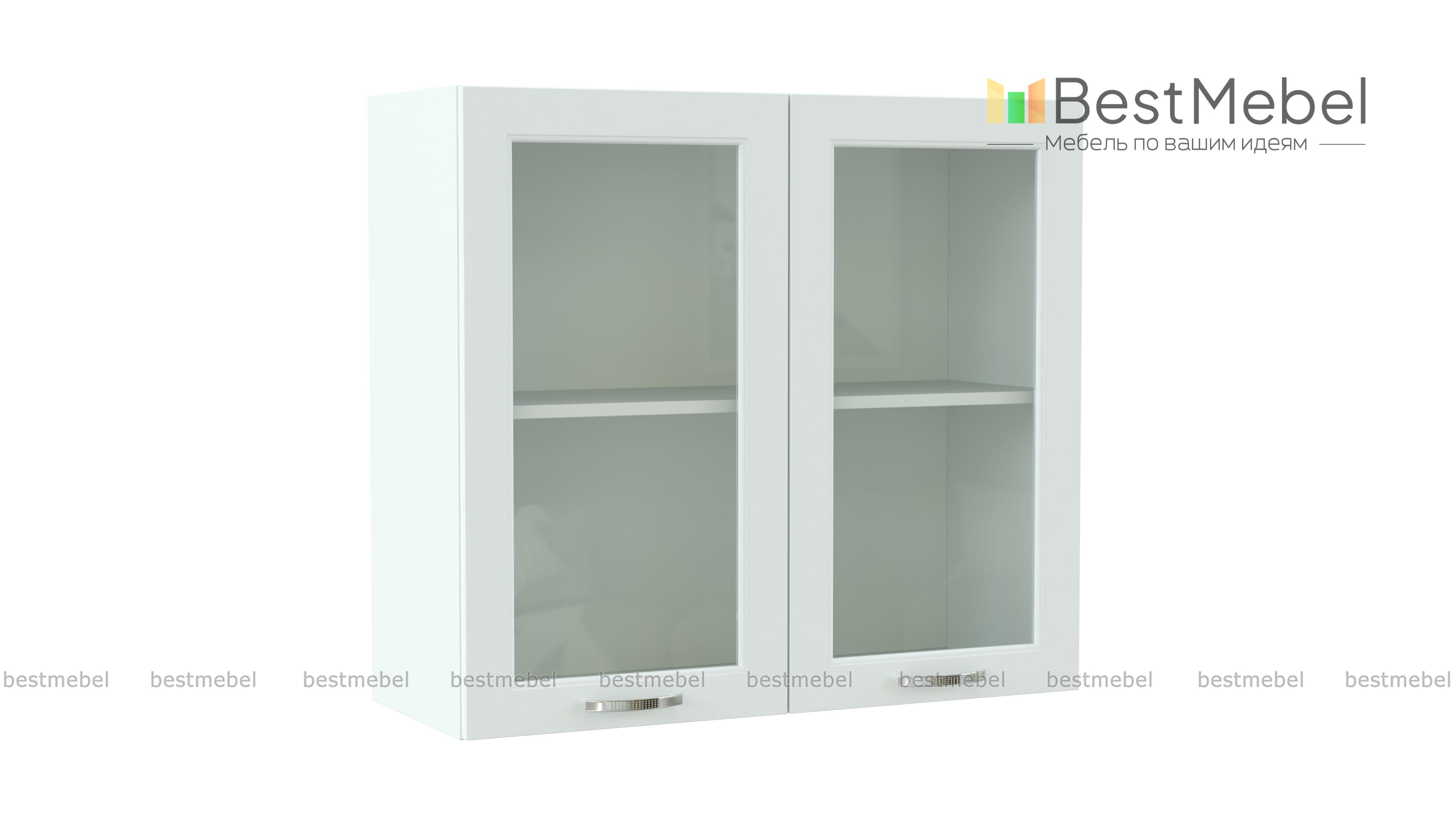 Шкаф-витрина 2 двери Софит BMS - Фото