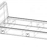 Чертеж Кровать Пион 12 BMS