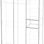 Схема сборки Шкаф распашной Пенелопа 2 BMS