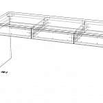 Схема сборки Стол письменный Джинни 160 BMS
