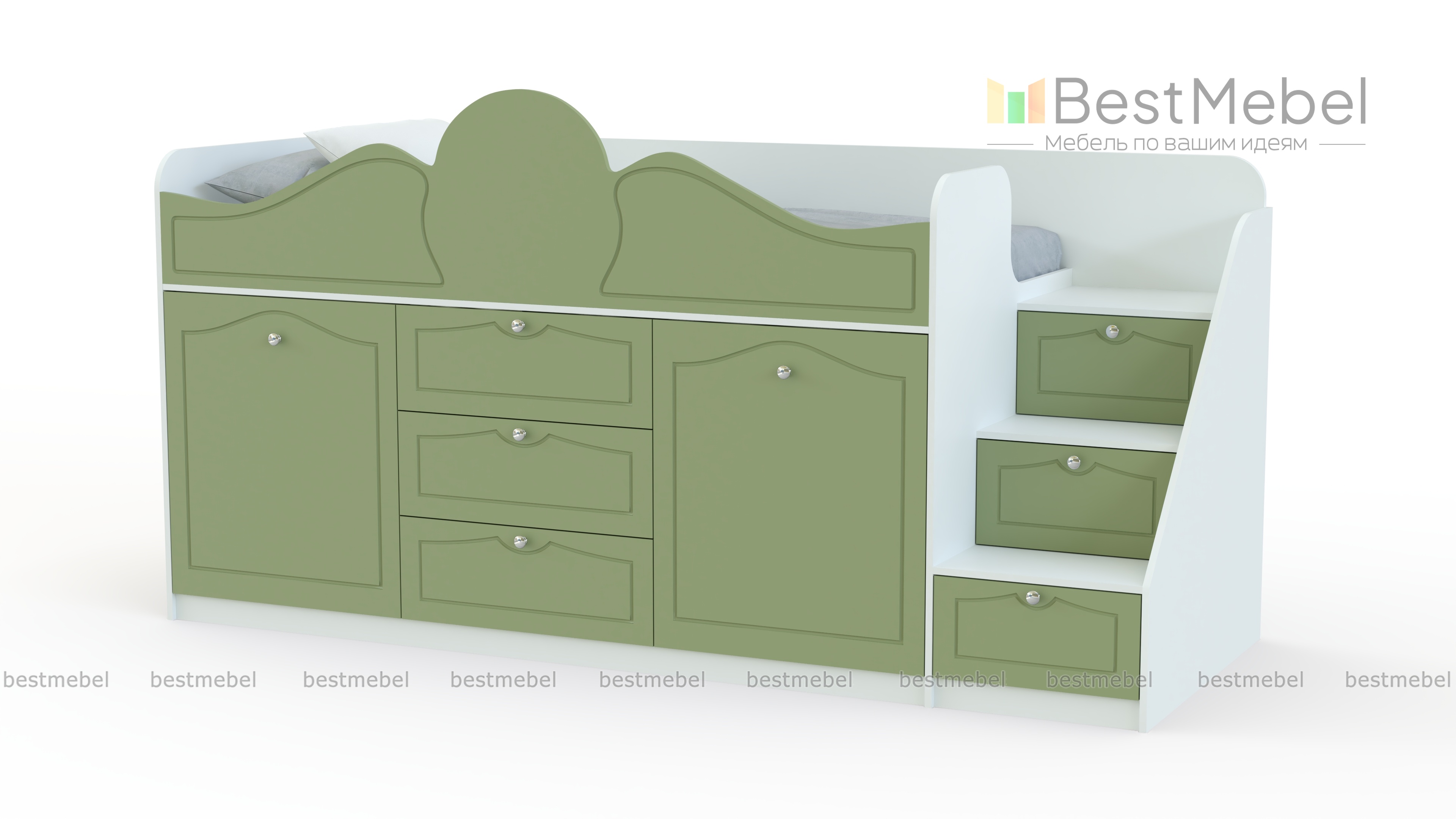 Кровать-чердак Стриж-1 BMS